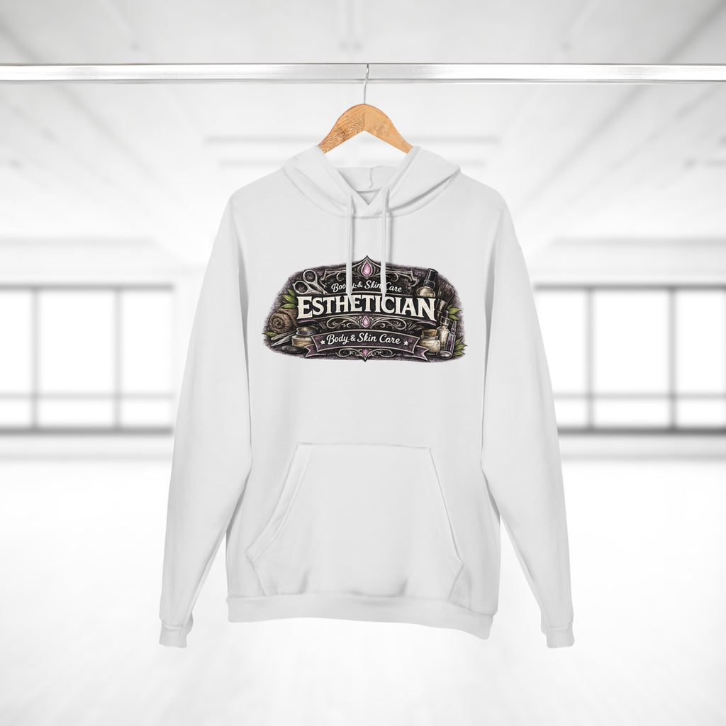 Esthetician Vintage Logo Hoodie – Body & Skin Care Pullover