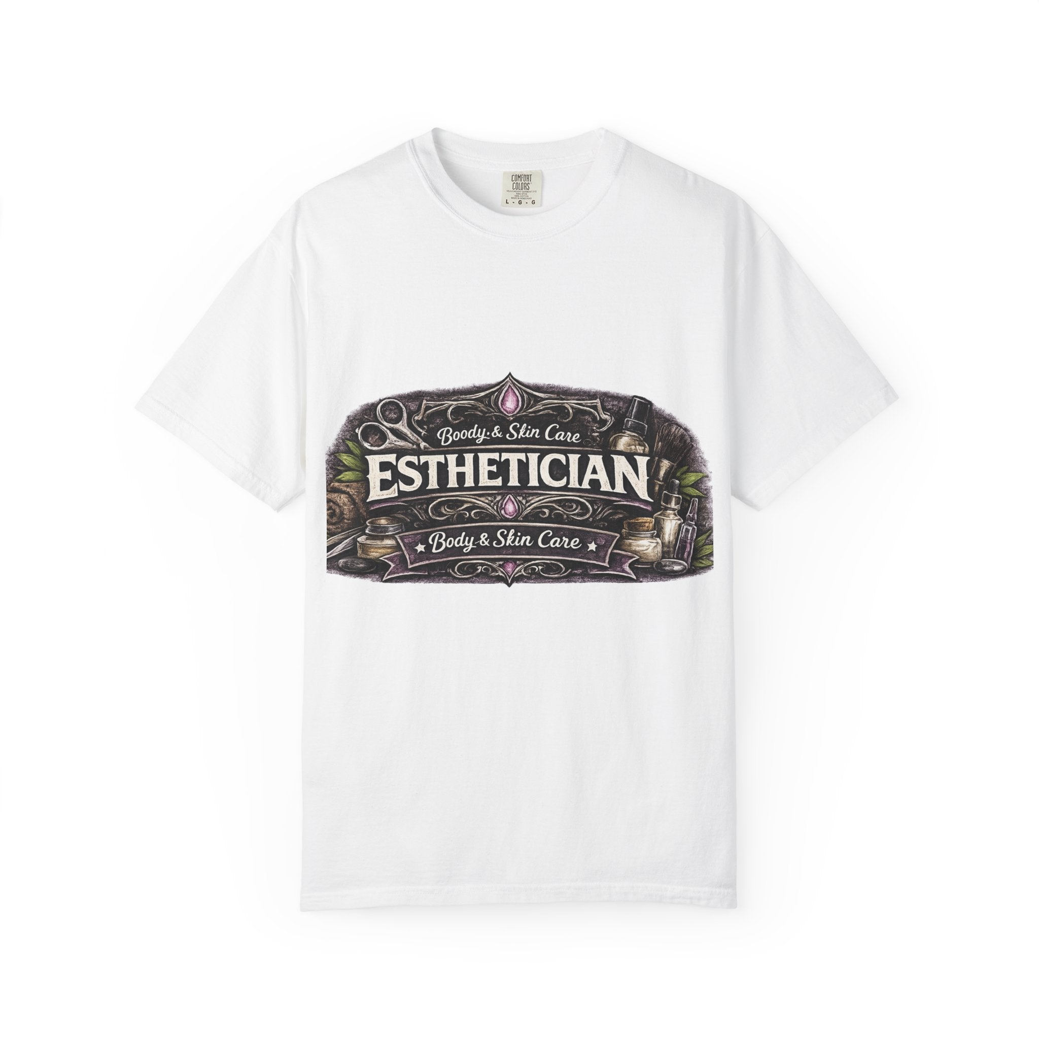 Esthetician Vintage Sign T-Shirt — Body & Skin Care Graphic Tee