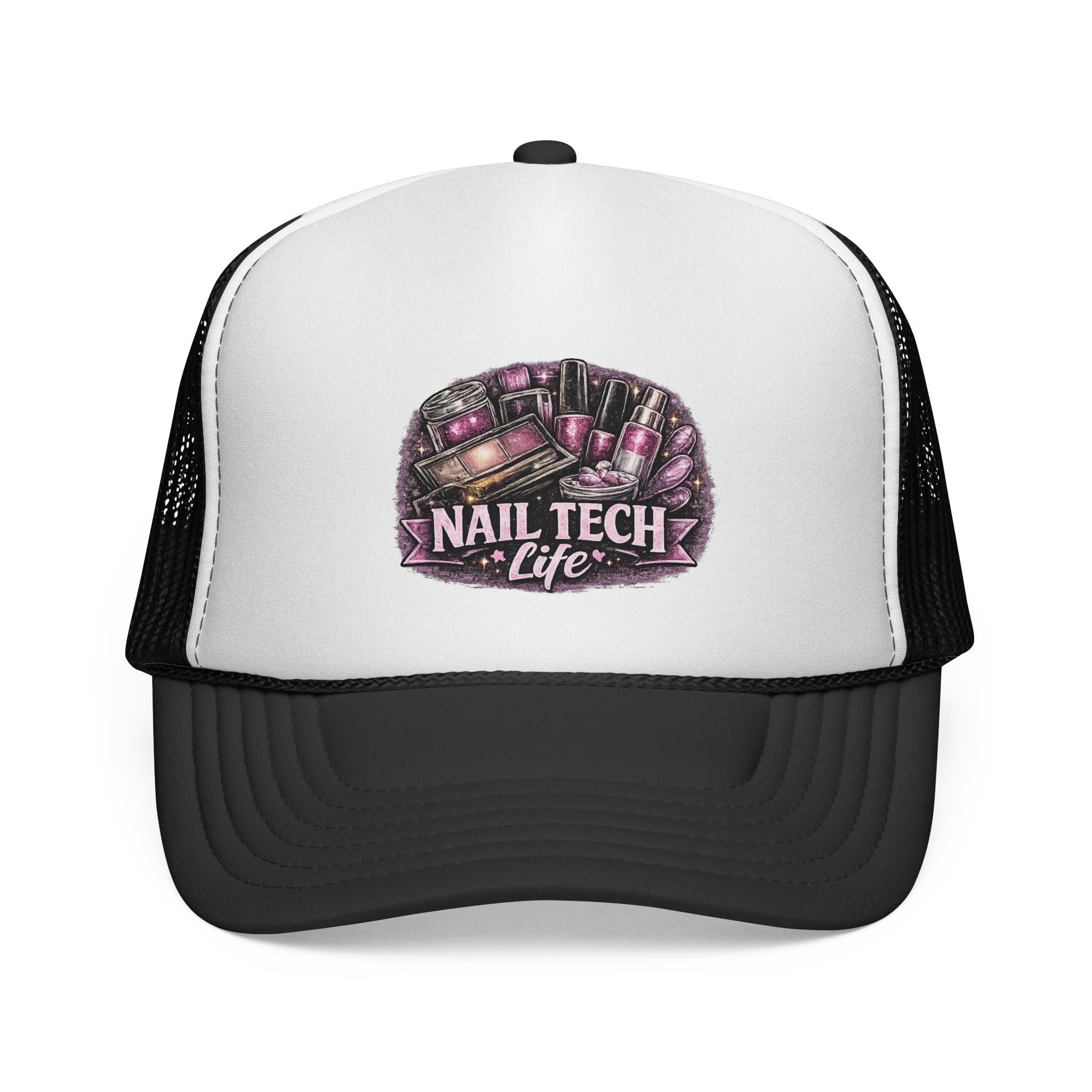 Nail Tech Life Trucker Cap – Pink Nail Polish Design