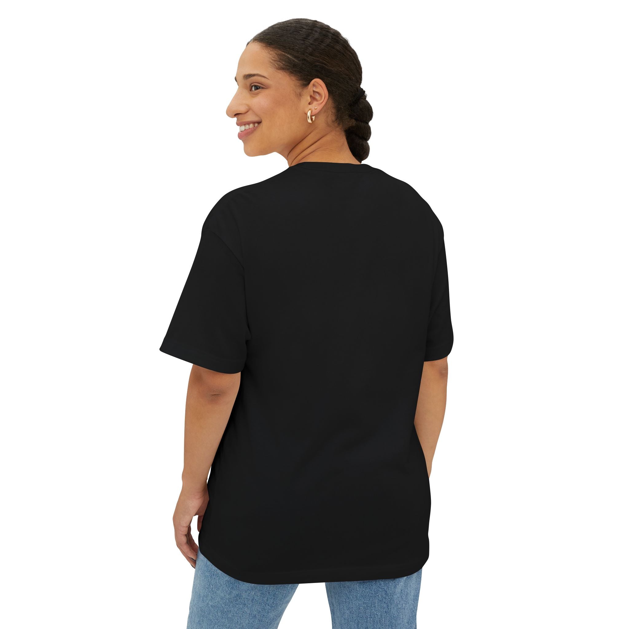 Hairdresser Graphic Tee — "I’m a Hairdresser Not a Magician" Oversized Boxy T-Shirt