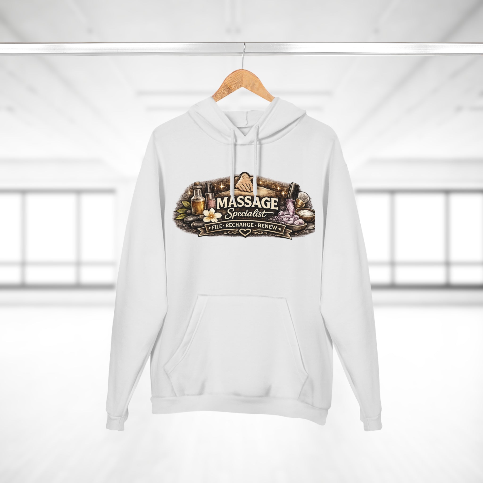 Massage Specialist Hoodie — Spa Therapy Comfort Pullover