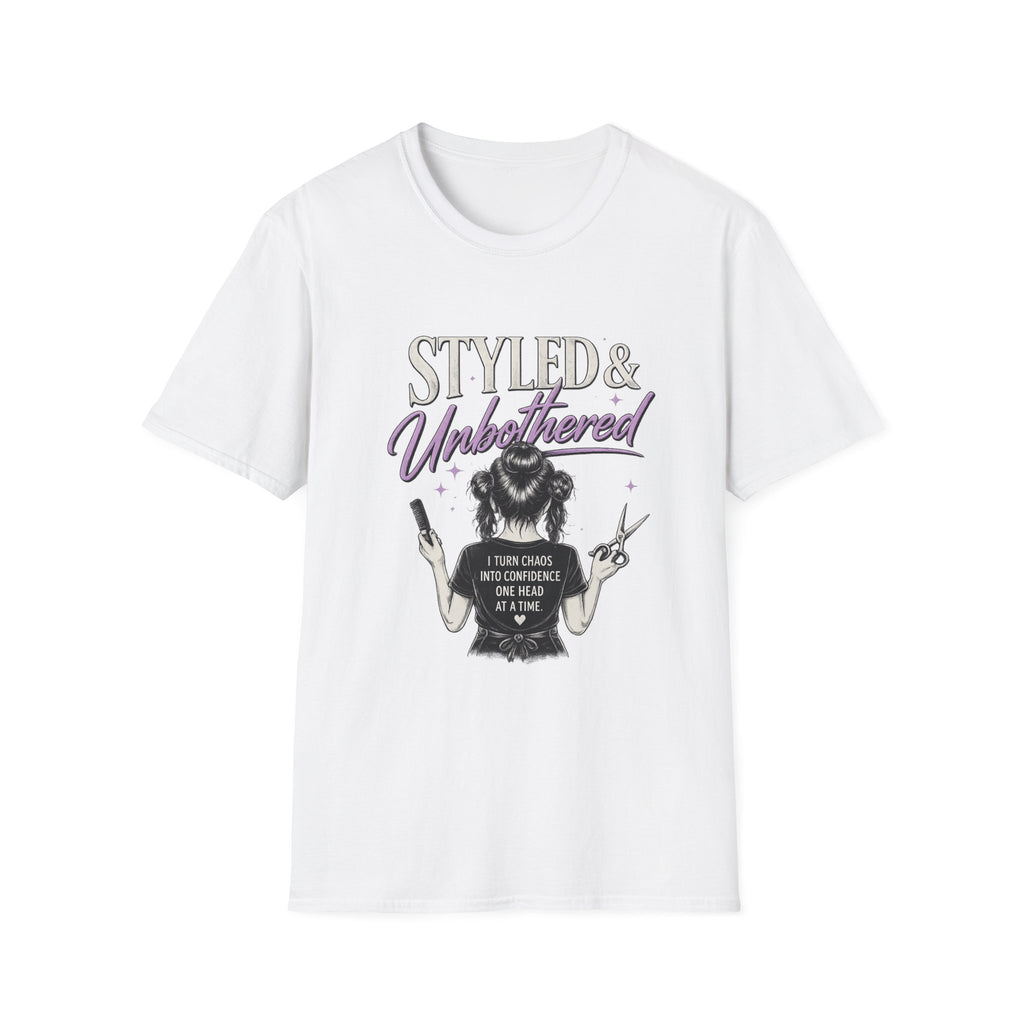 Styled & Unbothered T‑Shirt — Empowered Casual Graphic Tee
