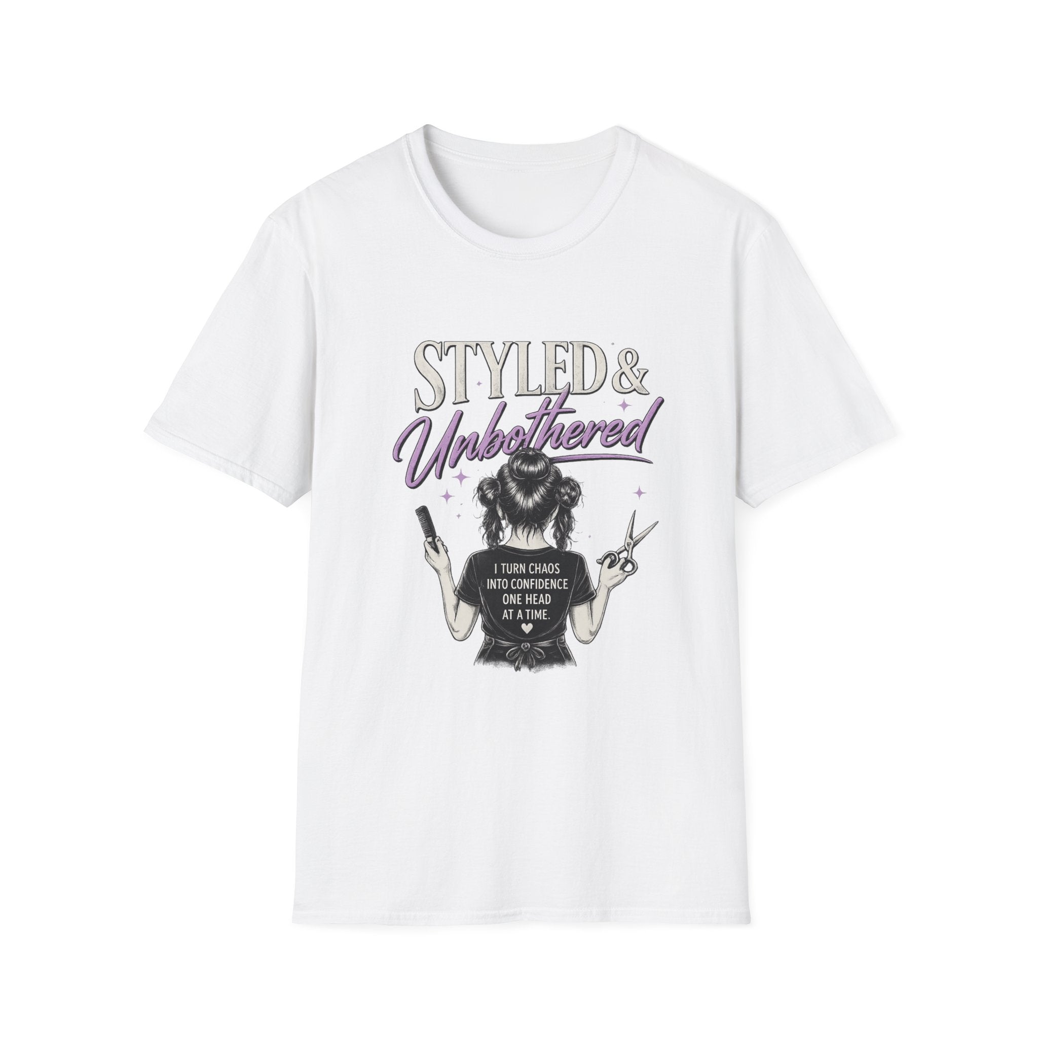 Styled & Unbothered T‑Shirt — Empowered Casual Graphic Tee
