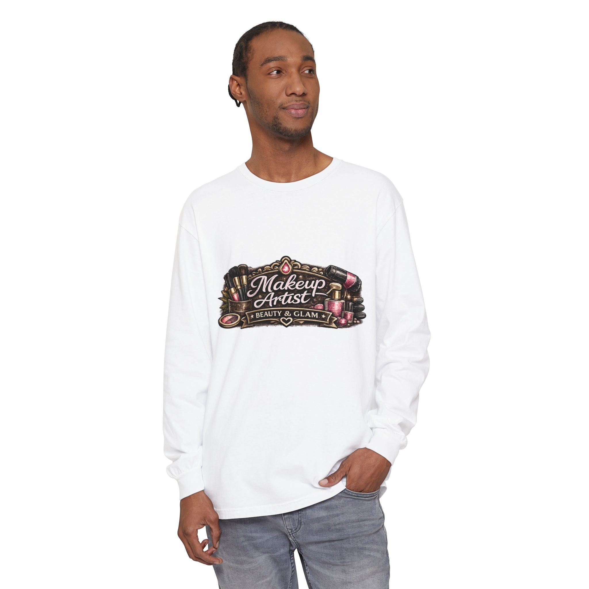 Unisex Garment-dyed Long Sleeve T-Shirt