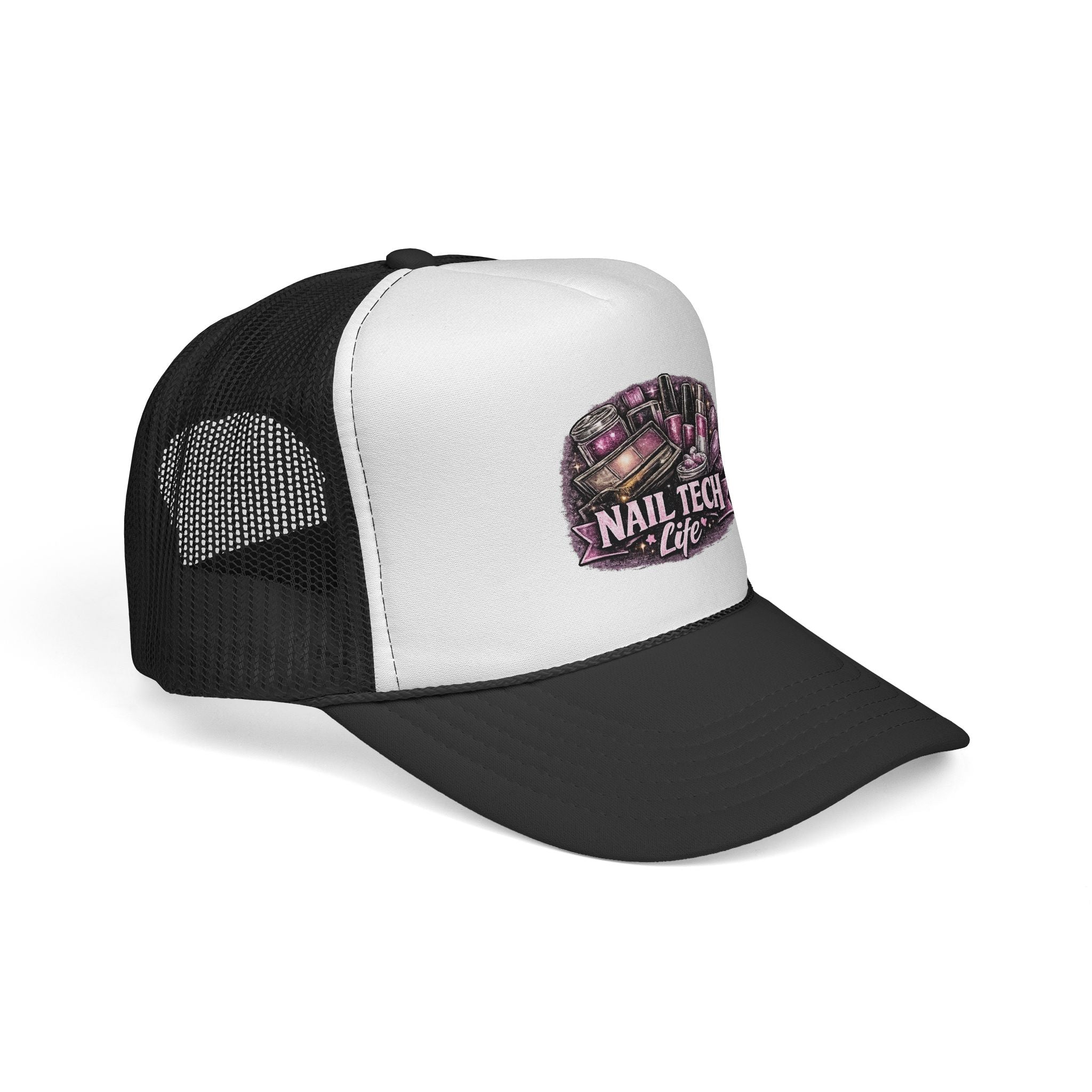 Nail Tech Life Trucker Cap – Pink Nail Polish Design