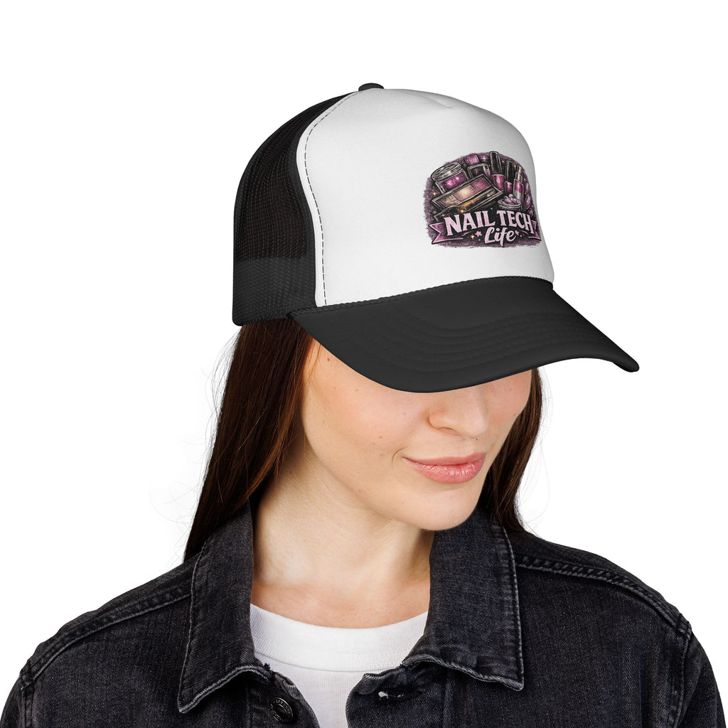 Nail Tech Life Trucker Cap – Pink Nail Polish Design