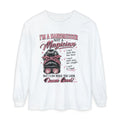 Hairdresser Long Sleeve Tee — "I'm a Hairdresser Not a Magician" Graphic Shirt