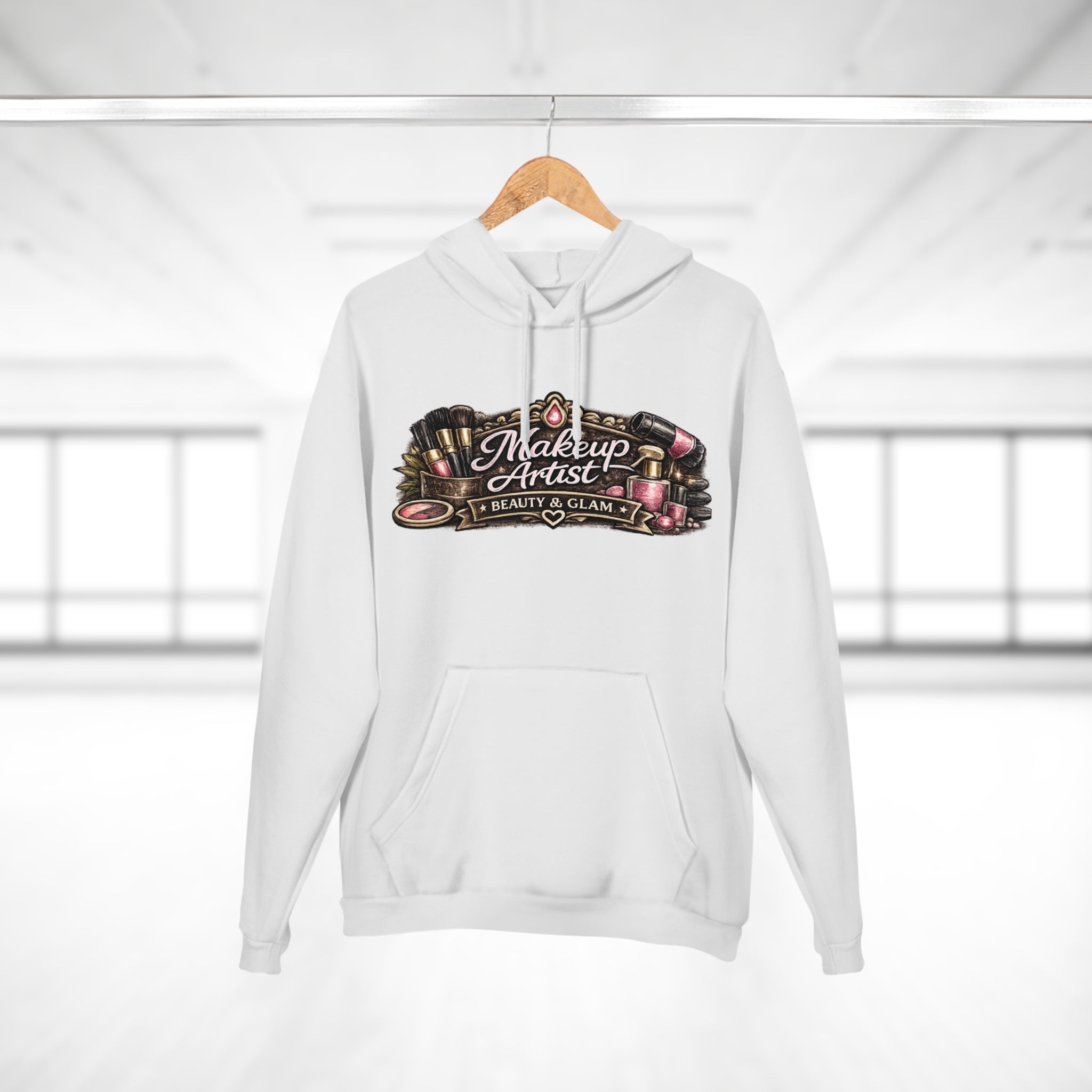 Makeup Artist Hoodie — Beauty & Glam Cosmetics Pullover