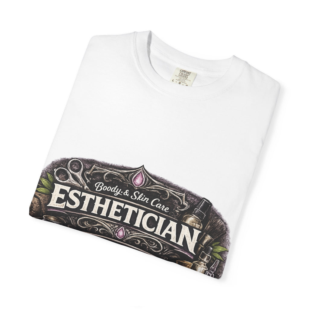 Esthetician Vintage Sign T-Shirt — Body & Skin Care Graphic Tee