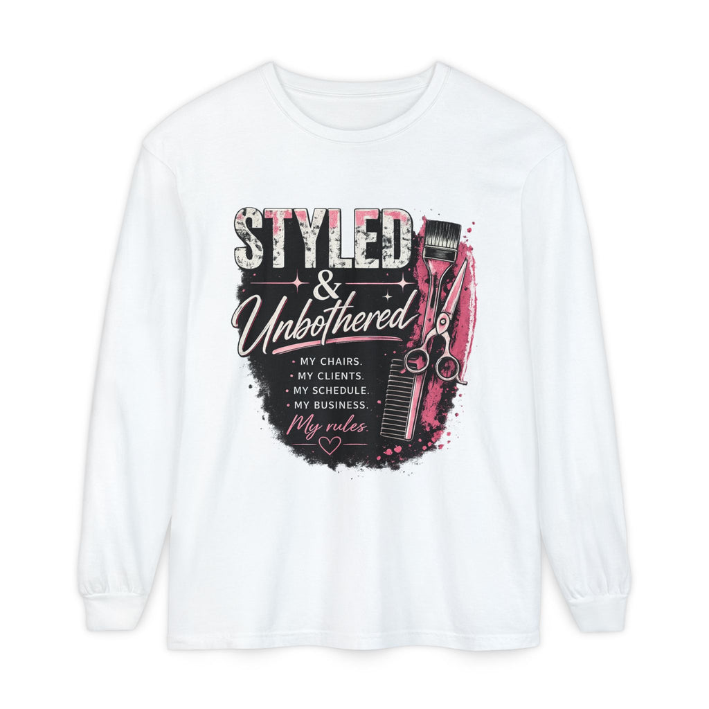 Unisex Garment-dyed Long Sleeve T-Shirt
