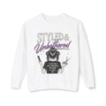 Styled & Unbothered Crewneck Sweatshirt — Hair Stylist Confidence Graphic
