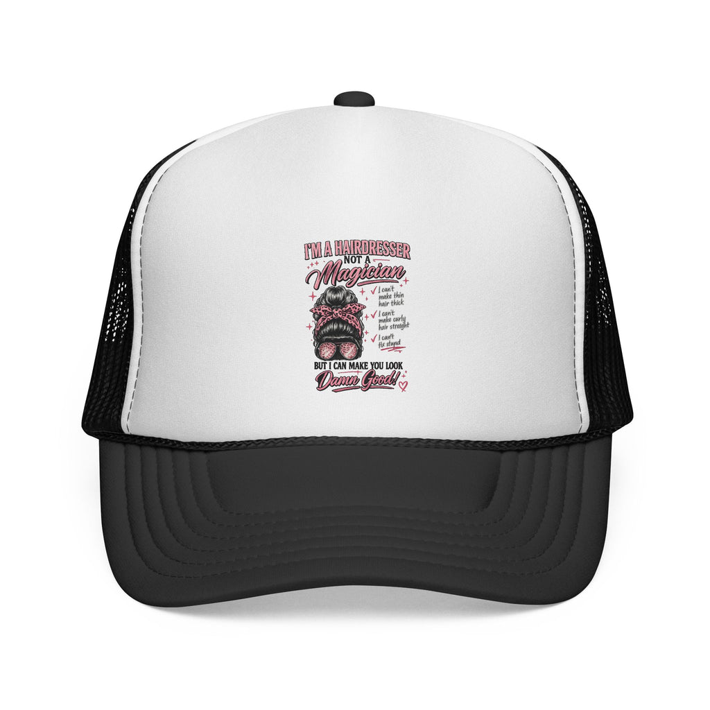 Trucker Hat – Fearless Grandma Vintage Skull Design (“I’m Not Afraid”)